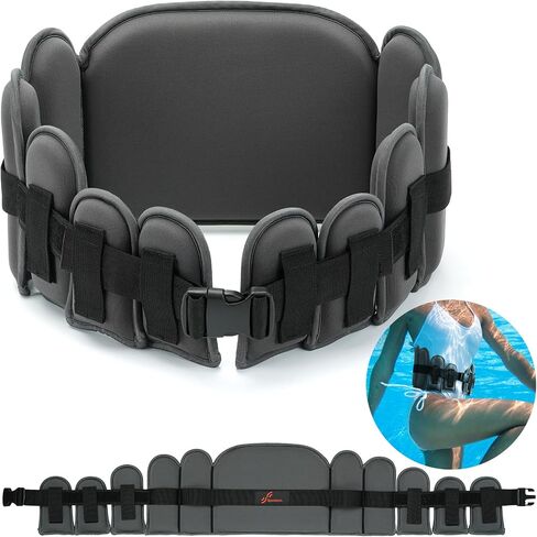 Aqua Belt Water Aerobics Equipment: Sportneer Aqua Float Belts Swimming Pool Exercise Set with Adjustable Buoyancy Blocks Jogger Floatation Belt for Adults Youth Aquatic Fitness Training in Saudi Arabia