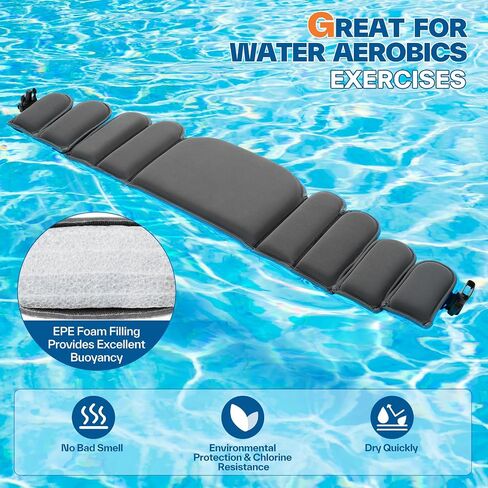 Aqua Belt Water Aerobics Equipment: Sportneer Aqua Float Belts Swimming Pool Exercise Set with Adjustable Buoyancy Blocks Jogger Floatation Belt for Adults Youth Aquatic Fitness Training in Saudi Arabia