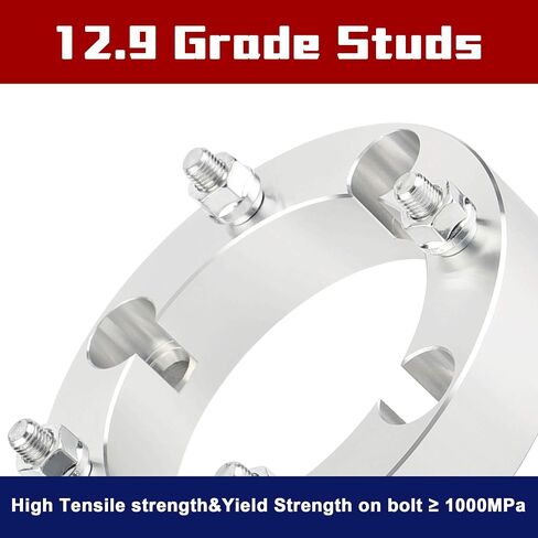 فواصل عجلة FLYCLE 4x156 ATV لـ 2013-2021 Polaris Ranger، 2015-2021 Polaris RZR، 2014-2021 Polaris RZR XP 1000، فاصل عجلة 1.5 بوصة 4X156 مم مع مسامير M12x1.5 وتجويف مركزي 131 مم in Kuwait