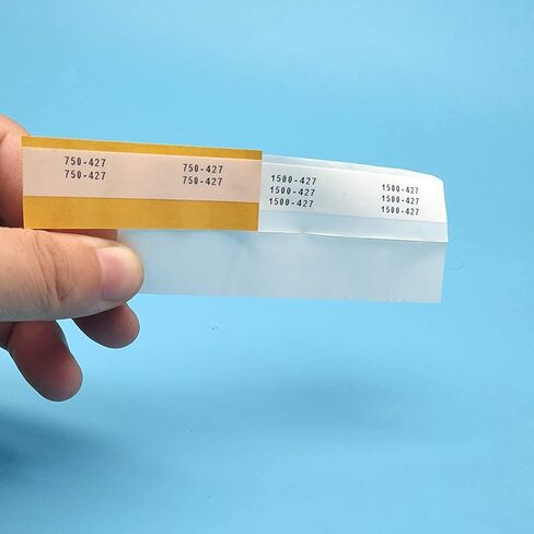 شريط بديل متوافق مع M21-750-427-أسود على أبيض 0.75 بوصة فينيل ذاتي التصفيح - طول 35.56 سم - عرض 0.75 بوصة - عبوتان in Kuwait