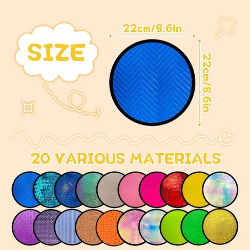 10 Sets Sensory Mats for Autistic Children Textured Sensory Tiles Toddlers with Sensory Lssues Tactile Sensory Walls Fidgeting Educational Activity (Various Shapes) in Saudi Arabia