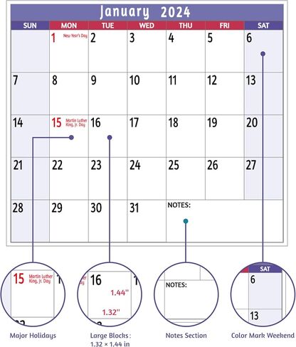 2024-2025 Dry Erase Calendar – Large Yearly Wall calendar, 38.2'' x 25.2'', 2-Side Reversible Calendar, Vertical/Horizontal, Jul.2024 – Jun.2025, Grey in Saudi Arabia