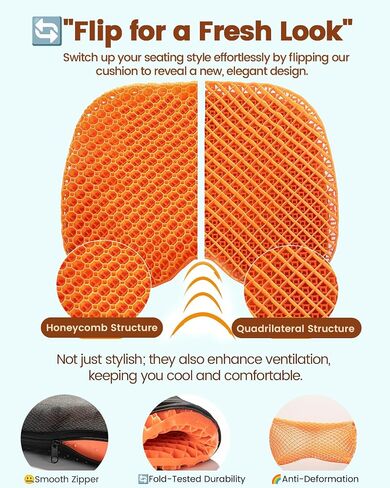 Anti Slip Kayak Gel Seat Cushion, Waterproof Large & Thick Kayak Seat Pad for it in Kayak Chair, Boat Canoe Rowing Stadium Pad Kayak Accessories for Fishing Kayak in Saudi Arabia