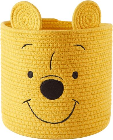 سلة تنظيم تخزين الحبال من Idea Nuova Disney Winnie the Pooh، مقاس 25.4 سم ارتفاعًا × 25.4 سم عرضًا in Kuwait