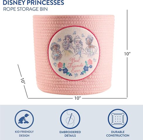 Idea Nuova Disney Winnie the Pooh Figural Rope Storage Organizer Basket, 10" H x 10" W in Saudi Arabia