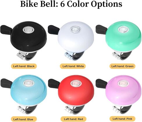 Greallthy Bike Bell Classic Bike Bells for Adults Kids, Bicycle Bell for Handlebars Adult, Loud Sound Beach Cruiser Mountain Bike Bell Accessories. in Saudi Arabia