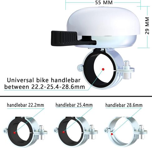 Greallthy Bike Bell Classic Bike Bells for Adults Kids, Bicycle Bell for Handlebars Adult, Loud Sound Beach Cruiser Mountain Bike Bell Accessories. in Saudi Arabia
