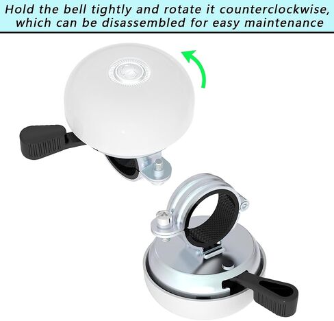 Greallthy Bike Bell Classic Bike Bells for Adults Kids, Bicycle Bell for Handlebars Adult, Loud Sound Beach Cruiser Mountain Bike Bell Accessories. in Saudi Arabia