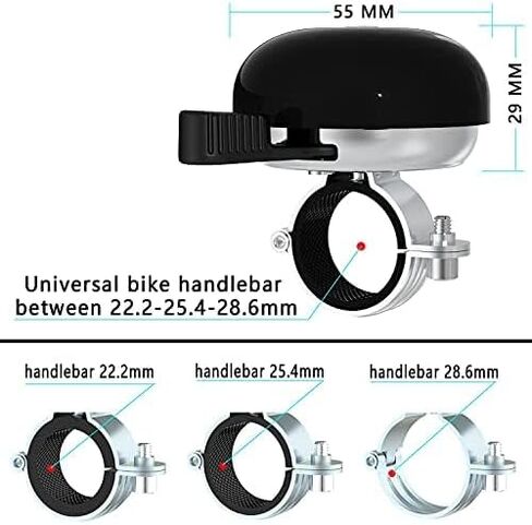 Greallthy Bike Bell Classic Bike Bells for Adults Kids, Bicycle Bell for Handlebars Adult, Loud Sound Beach Cruiser Mountain Bike Bell Accessories. in Saudi Arabia