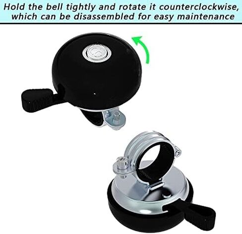 Greallthy Bike Bell Classic Bike Bells for Adults Kids, Bicycle Bell for Handlebars Adult, Loud Sound Beach Cruiser Mountain Bike Bell Accessories. in Saudi Arabia