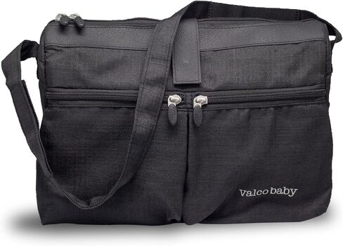 Caddy Organizer Bag, Diaper Bag with 3 Inner Compartments, Insulated Lining and Gel Packs, Shoulder Strap, Fits on Stroller (Night Black) in Saudi Arabia