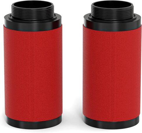 TAILONZ PNEUMATIC 0.01 Micron Red Filter Cartridge Replacement Kit for Industrial 3 and 4 Stage Filters for Use with 1/2" and 3/4" Industrial Filters in Saudi Arabia