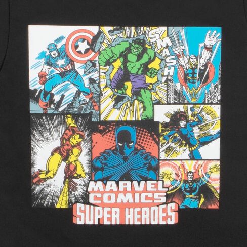 Marvel Comics Avengers and Spider-Man Boys 3-Piece Pants Set, Two Short Sleeve T-Shirts & Jogger Pants 3-Pack Bundle Set in Saudi Arabia