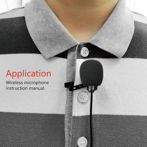 ميكروفون MEKE MK-WMP1 UHF متعدد الاتجاهات Lavalier مع 6 قنوات متوافق مع كاميرات الفيديو Sony أو DSLRs الأخرى in Kuwait