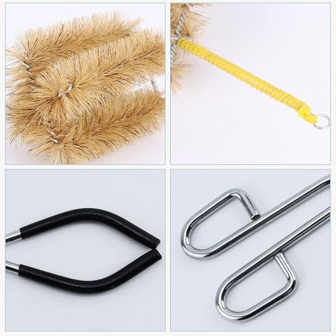 6PCS Glass Measuring Beaker Set with Steel Chromed Beaker Tongs, 50ml 100ml 250ml 500ml 1000ml Graduated Beakers, 3.3 Borosilicate Glass in Kuwait