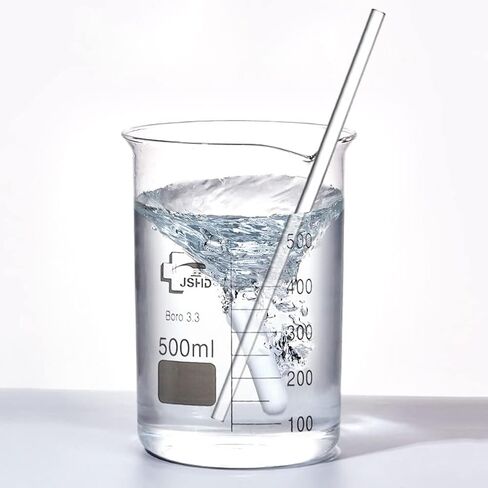 6PCS Glass Measuring Beaker Set with Steel Chromed Beaker Tongs, 50ml 100ml 250ml 500ml 1000ml Graduated Beakers, 3.3 Borosilicate Glass in Kuwait