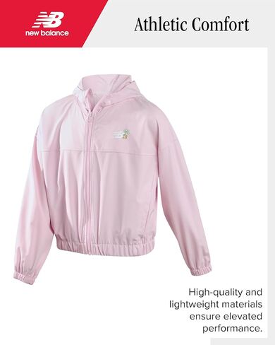 New Balance Girls Skirt Set - 2 Piece Windbreaker Jacket and Woven Skort - Cute Spring Outfit Set for Girls (7-12) in Saudi Arabia