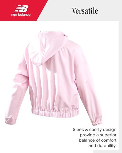 New Balance Girls Skirt Set - 2 Piece Windbreaker Jacket and Woven Skort - Cute Spring Outfit Set for Girls (7-12) in Saudi Arabia