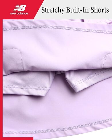 New Balance Girls Skirt Set - 2 Piece Windbreaker Jacket and Woven Skort - Cute Spring Outfit Set for Girls (7-12) in Saudi Arabia