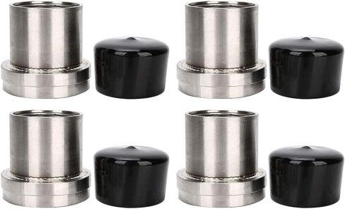 Qiilu 4pcs 2.441in Stainless Steel Trailer Bearing with Protective Buddy Bra Accessory in Saudi Arabia