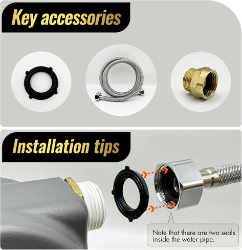 موزع مياه أوتوماتيكي 135 أونصة للكلاب الكبيرة يناسب موصل ذكر GHT مقاس 3/4 بوصة، وعاء مياه للحيوانات الخارجية يشتمل على صمام تعبئة المياه، وخرطوم مياه بطول 5 أقدام، وموصل نحاسي، ومنطقة شرب كبيرة جدًا in Kuwait