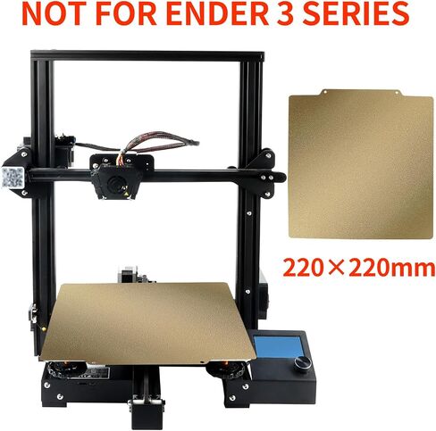 Double Sided PEI Sheet 220x220mm, Flexible PEI Build Plate with Magnetic Plate for Artillery Genius for Anycubic Mega Pro/Mega S/Anet A6/A8/Wanhao Duplicator i3/Duplicator 6/Tronxy X2 in Saudi Arabia