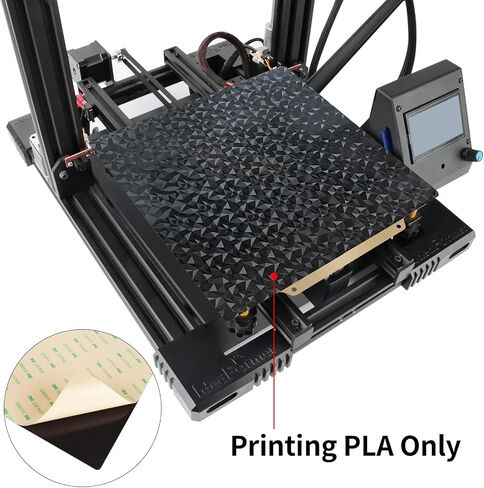 Double Sided PEI Sheet 220x220mm, Flexible PEI Build Plate with Magnetic Plate for Artillery Genius for Anycubic Mega Pro/Mega S/Anet A6/A8/Wanhao Duplicator i3/Duplicator 6/Tronxy X2 in Saudi Arabia