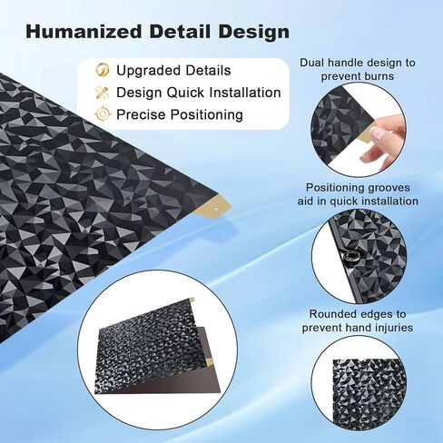 IdeaFormer Double Sided Textured PEO PET Build Plate, Flexible Diamond PEO+Carbon Fiber PET Spring Steel Sheet 235x235mm for Creality K1/K1C/Ender-3 S1/S1 Pro/V3 KE/V3 SE/Ender 5 S1 in Kuwait