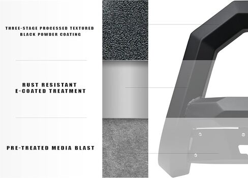 Armordillo 8717240 MS Series شريط الثور الشبكي المصنوع من الألومنيوم - أسود غير لامع يناسب 2015-2022 Chevy Colorado/GMC Canyon in Kuwait