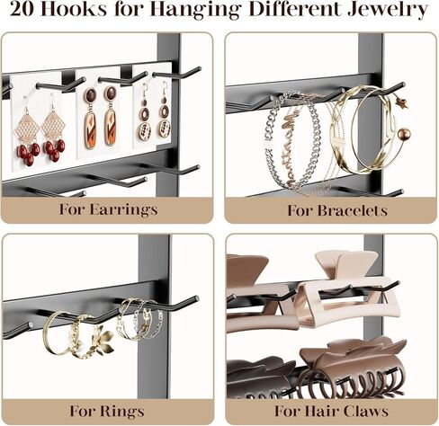 حامل عرض القرط للبيع - حامل القرط للقرط والقلادة والخواتم والسوار وعرض البيع بالتجزئة in Kuwait