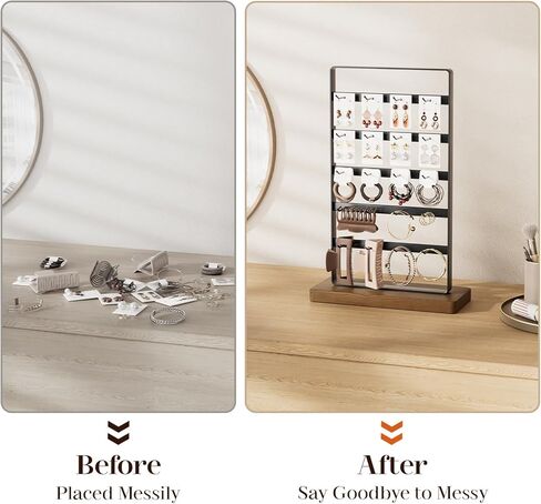 حامل عرض القرط للبيع - حامل القرط للقرط والقلادة والخواتم والسوار وعرض البيع بالتجزئة in Kuwait