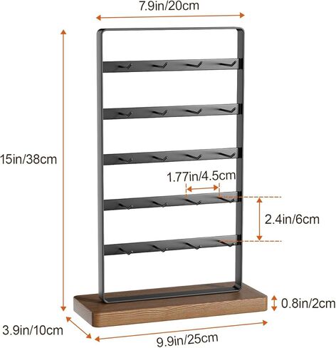 حامل عرض القرط للبيع - حامل القرط للقرط والقلادة والخواتم والسوار وعرض البيع بالتجزئة in Kuwait
