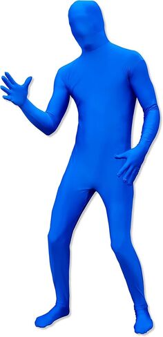 زي Allures & Illusions للبالغين من ألياف لدنة سكند سكين بالكامل (أزرق، متوسط) in Kuwait