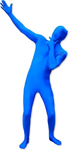 زي Allures & Illusions للبالغين من ألياف لدنة سكند سكين بالكامل (أزرق، متوسط) in Kuwait