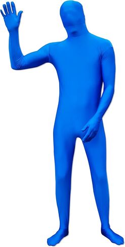 زي Allures & Illusions للبالغين من ألياف لدنة سكند سكين بالكامل (أزرق، متوسط) in Kuwait