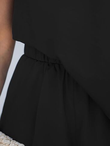 بدلة قفز نسائية قصيرة بكتف واحد وساق واسعة من CUPSHE، ملابس كاجوال مثيرة للمواعدة in Saudi Arabia