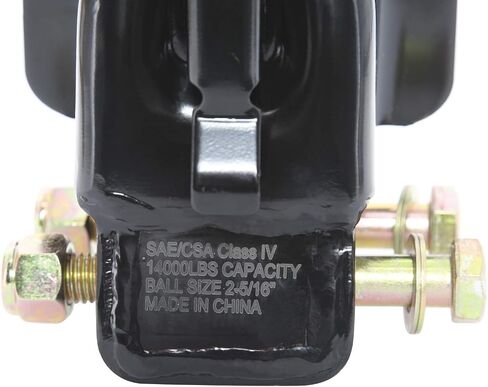 NovelBee 2-5/16" Ball Heavy Duty Adjustable Trailer Coupler with Hardware,Capacity 14,000 lbs in Saudi Arabia