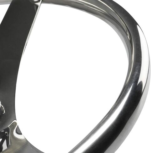 NovelBee 3 Spoke Stainless Steel Boat Steering Wheel 13-1/2" with Control Knob and Cap in Saudi Arabia