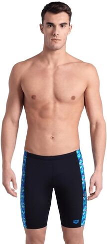 ARENA Performance Men's Pool Tiles Swim Jammer F MaxLife Knee-Length Swimsuit Fitness or Competitive Swimmers Training Suit in Saudi Arabia