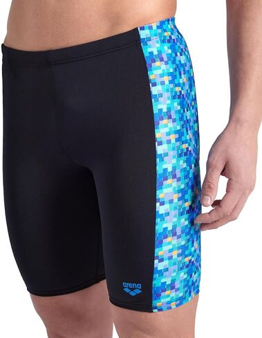 ARENA Performance Men's Pool Tiles Swim Jammer F MaxLife Knee-Length Swimsuit Fitness or Competitive Swimmers Training Suit in Saudi Arabia