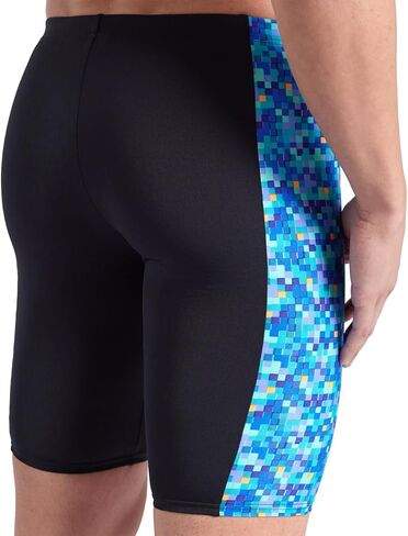 ARENA Performance Men's Pool Tiles Swim Jammer F MaxLife Knee-Length Swimsuit Fitness or Competitive Swimmers Training Suit in Saudi Arabia