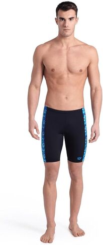 ARENA Performance Men's Pool Tiles Swim Jammer F MaxLife Knee-Length Swimsuit Fitness or Competitive Swimmers Training Suit in Saudi Arabia