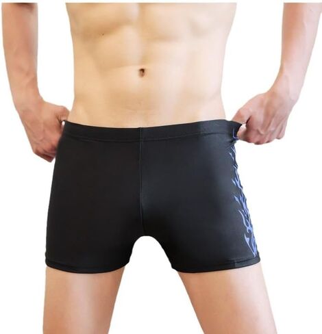 Men's Athletic Swim Jammers pantsSquare Quick Dry Compression Square Leg Swim Brief Swimsuit in Saudi Arabia