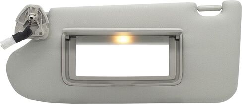 Driver Left & Passenger Right Side Sun Visor Replacement Compatible with Nissan Altima 2013 2014 2015 2016 2017 2018 with Light Switch 96401-3TA2A Color Beige in Kuwait