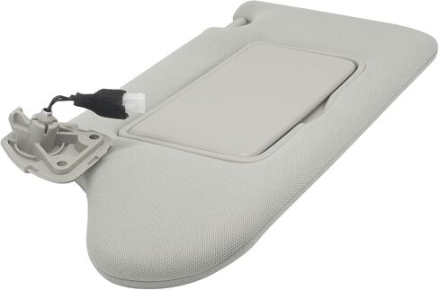 Driver Left & Passenger Right Side Sun Visor Replacement Compatible with Nissan Altima 2013 2014 2015 2016 2017 2018 with Light Switch 96401-3TA2A Color Beige in Kuwait