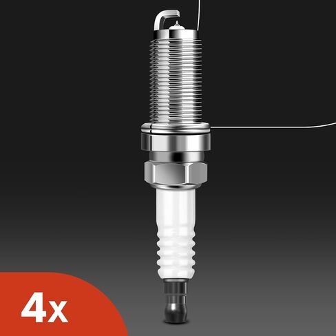 مجموعة A-Premium مكونة من 4 ملفات إشعال وشمعات إشعال إيريديوم متوافقة مع تويوتا كامري كورولا هايلاندر ماتريكس RAV4 سولارا وسيون tC xB ولكزس HS250h وبونتياك فيبي، 2.4 لتر in Kuwait