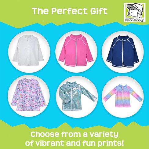 Girls' Zip-up Rash Guard in Saudi Arabia