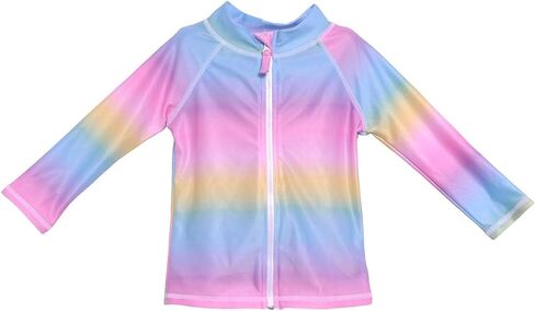Girls' Zip-up Rash Guard in Saudi Arabia