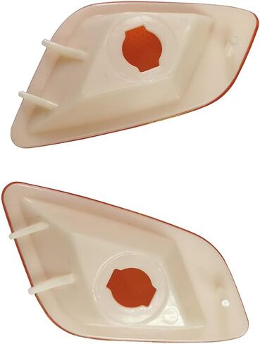 Left+Right Front Fender Side Marker Lights Lamps Assembly Compatible with 1997-2006 Jeep Wrangler TJ Marker Turn Signal Parking Lights Lamps Housing 55155629AC 55155628AC(Amber Lens) in Kuwait