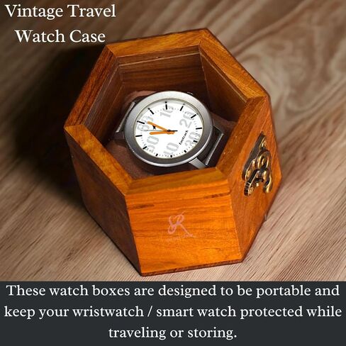 Extra Large Superior Rosewood Honeycomb Watch Box Display Case Holder Collector Organizer for Men, Men's Vintage Watch Storage Box to Store and Keep your Watches Safe and Sophisticated. in Saudi Arabia